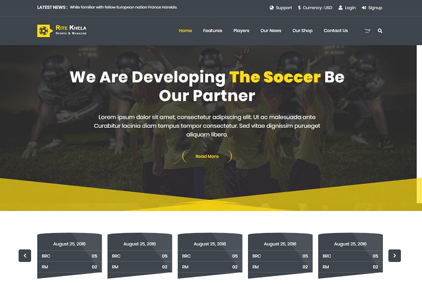 responsive-free-sports-website-templates-templates-hub